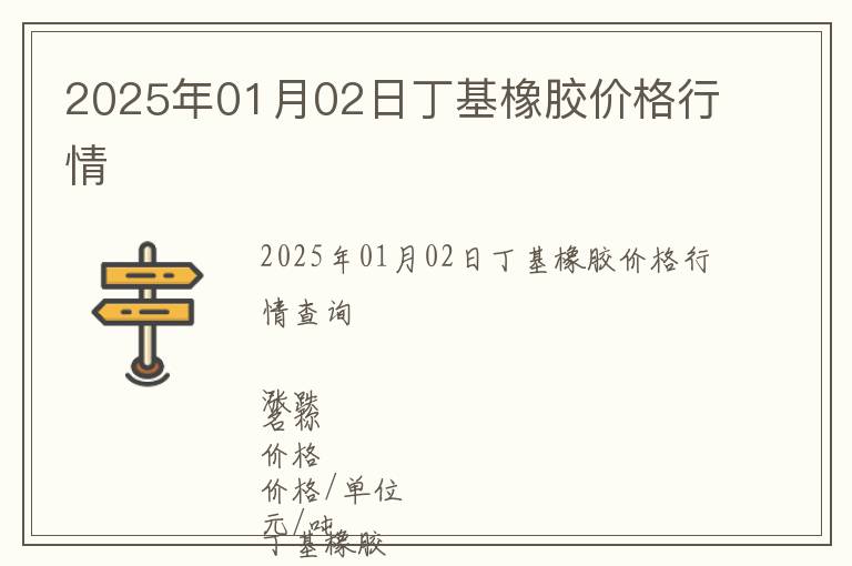 2025年01月02日丁基橡膠價格行情