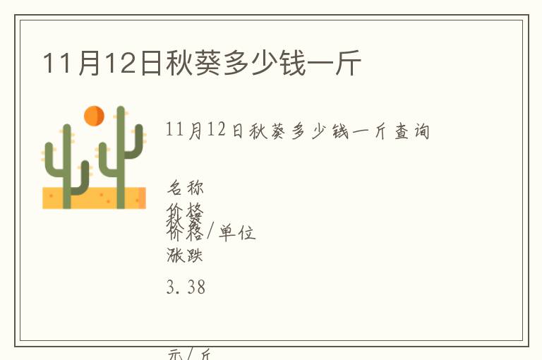 11月12日秋葵多少錢(qián)一斤