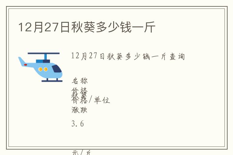 12月27日秋葵多少錢(qián)一斤