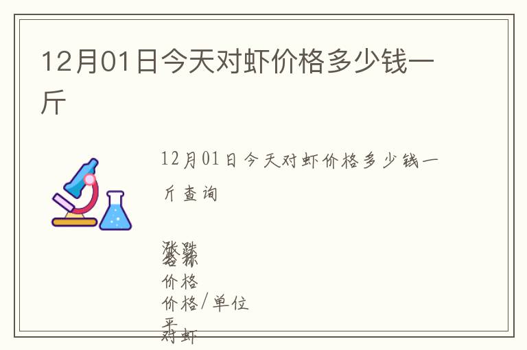 12月01日今天對(duì)蝦價(jià)格多少錢一斤