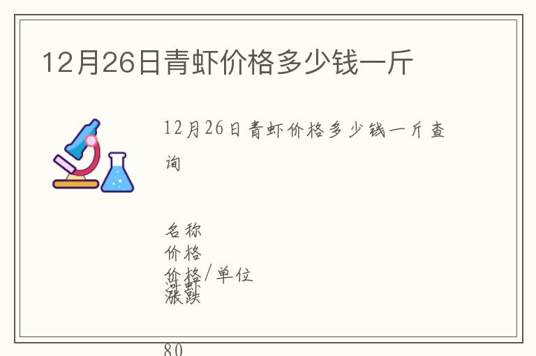 12月26日青蝦價格多少錢一斤