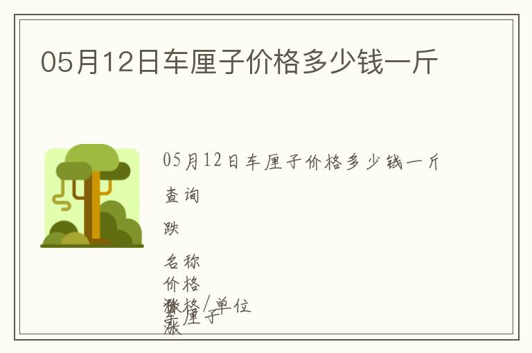 05月12日車?yán)遄觾r(jià)格多少錢一斤